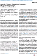 Cover page: Augmin Triggers Microtubule-Dependent Microtubule Nucleation in Interphase Plant Cells