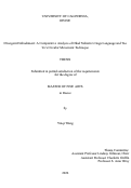 Cover page: Divergent Embodiment: A Comparative Analysis of Ohad Naharin’s Gaga Language and Tao Ye’s Circular Movement Technique