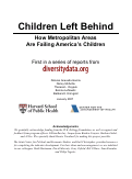 Cover page: Children Left Behind - How Metropolitan Areas Are Failing America's Children