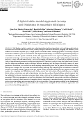 Cover page: A hybrid data–model approach to map soil thickness in mountain hillslopes