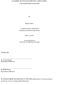 Cover page: Academic Success Factors in K-12 Education: A Quantitative Analysis