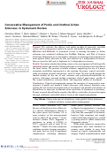 Cover page: Conservative Management of Penile and Urethral Lichen Sclerosus: A Systematic Review