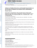 Cover page: Influence of patient, physician, and hospital characteristics on the receipt of guideline-concordant care for inflammatory breast cancer