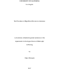 Cover page: The Prevalence of High Blood Pressure in Armenia