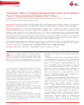 Cover page: Therapeutic Effect of Targeting Branched‐Chain Amino Acid Catabolic Flux in Pressure‐Overload Induced Heart Failure