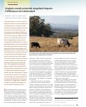 Cover page: Analysis reveals potential rangeland impacts if Williamson Act eliminated