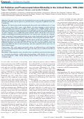 Cover page: Air Pollution and Postneonatal Infant Mortality in the United States, 1999–2002