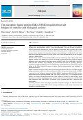 Cover page: The oncogenic fusion protein EML4-NTRK3 requires three salt bridges for stability and biological activity.