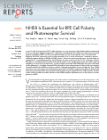 Cover page: NHE8 Is Essential for RPE Cell Polarity and Photoreceptor Survival