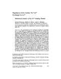 Cover page: Regulation of the cardiac Na(+)-Ca2+ exchanger by Ca2+. Mutational analysis of the Ca(2+)-binding domain.