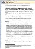 Cover page: Prevalence, characteristics, and outcomes of HIV‐positive women diagnosed with invasive cancer of the cervix in Kenya