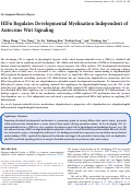 Cover page: HIFα Regulates Developmental Myelination Independent of Autocrine Wnt Signaling.