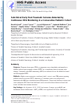 Cover page: Subclinical early posttraumatic seizures detected by continuous EEG monitoring in a consecutive pediatric cohort