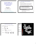 Cover page: Protein-folding via divide-and-conquer optimization