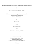 Cover page: Oscillatory integrals and extremal problems in harmonic analysis