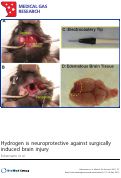 Cover page: Hydrogen is Neuroprotective against Surgically Induced Brain Injury
