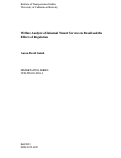 Cover page of Welfare Analysis of Informal Transit Services in Brazil and the Effects of Regulation