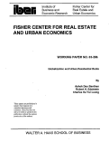 Cover page: Globalization and Urban Residential Rents