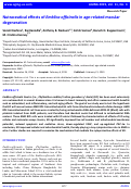 Cover page: Nutraceutical effects of Emblica officinalis in age-related macular degeneration