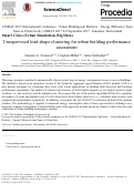 Cover page: Unsupervised load shape clustering for urban building performance assessment