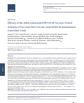 Cover page: Efficacy of the AS04-Adjuvanted HPV16/18 Vaccine: Pooled Analysis of the Costa Rica Vaccine and PATRICIA Randomized Controlled Trials.