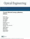 Cover page: Toward directed energy planetary defense