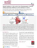 Cover page: Design, Synthesis, In Vitro and In Vivo Characterization of CDC42 GTPase Interaction Inhibitors for the Treatment of Cancer