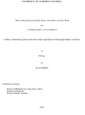 Cover page: What College Biology Students Know about How Vaccines Work and Its Relationship to Vaccine Refusal