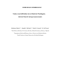 Cover page: Vadose zone infiltration rate at Hanford, Washington, inferred from Sr isotope measurements