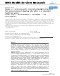 Cover page: Design of a continuous quality improvement program to prevent falls among community-dwelling older adults in an integrated healthcare system