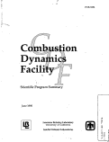 Cover page: Combustion Dynamics Facility Scientific Program Summary