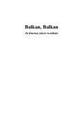 Cover page: Balkan, Balkan