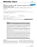 Cover page: Dual effects of TGF-beta on ERalpha-mediated estrogenic transcriptional activity in breast cancer