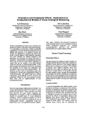 Cover page: Orientation and Complexity Effects: Implications for Computational Models of Visual Analogical Reasoning