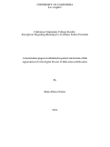 Cover page: California Community College Faculty: Perceptions Regarding Running for Academic Senate President