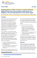 Cover page of Designing Mexico’s NOM-163 Phase 3 to Achieve National Emission Goals: Remove Technology Credits, Phase-out Multipliers, and Lower Manufacturer’s CO<sub>2</sub>-Emission Targets