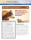 Cover page: Bio-Security in 4-H Animal Science 3B: Maps, GPS, Good Recordkeeping, and Tracking Animal Movement.