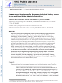 Cover page: Measurement invariance of a neuropsychological battery across urban and rural older adults in Costa Rica