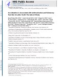 Cover page: Acculturation is associated with asthma burden and pulmonary function in Latino youth: The GALA II study