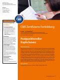 Cover page: Postpunktioneller Kopfschmerz