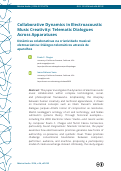 Cover page of Collaborative Dynamics in Electroacoustic Music Creativity: Telematic Dialogues Across Apparatuses