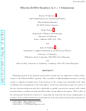 Cover page: Wheeler-DeWitt equation in 3+1 dimensions