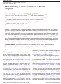 Cover page: Machine learning to predict final fire size at the time of ignition