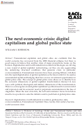 Cover page: The next economic crisis: digital capitalism and global police state