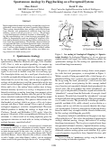 Cover page: Spontaneous Analogy by Piggybacking on a Perceptual System