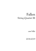 Cover page: Fallen