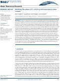 Cover page: Modeling the release of E. coli D21g with transients in water content