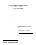 Cover page: Graph Methods for Computational Pangenomics