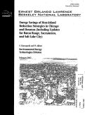 Cover page: Energy Savings of Heat-Island Reduction Strategies in Chicago and Houston (Including Updates for Baton Rouge, Sacramento, and Salt Lake City)