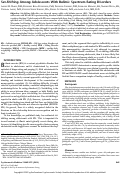 Cover page: Set-Shifting Among Adolescents With Bulimic Spectrum Eating Disorders